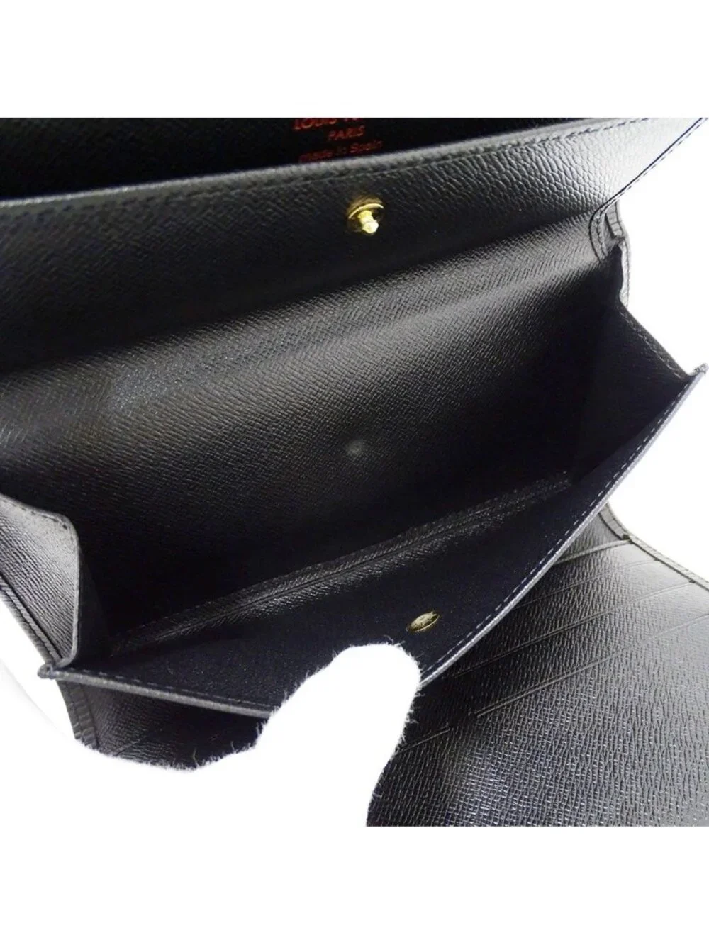 Louis Vuitton Wallet Epi Leather Porto Tresor International Noir Black Large